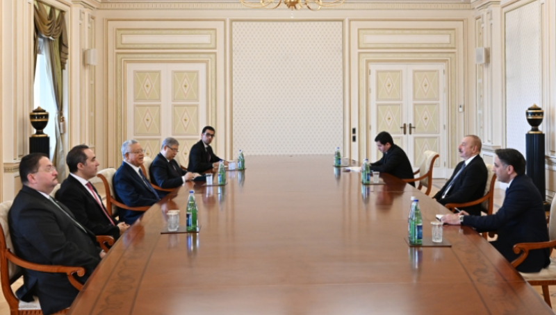 المستشار الدكتور حنفي جبالي رئيس مجلس النواب يلتقي رئيس جمهورية أذربيجان
