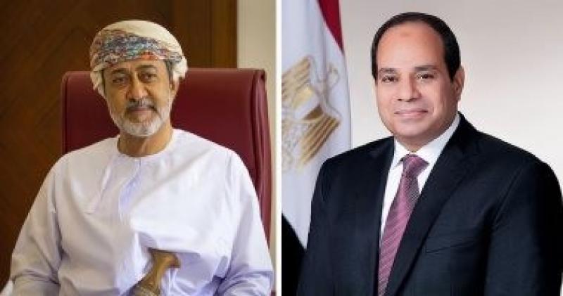 الرئيس السيسي يؤكد حرص مصر على الارتقاء بالعلاقات المتميزة مع سلطنة عمان بما يحقق مصالح الشعبين والأمة العربية