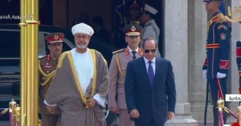الرئيس وسلطان عمان 