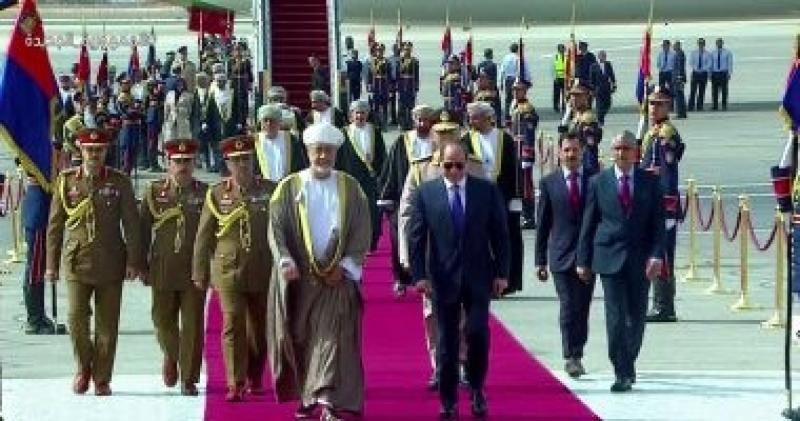 الرئيس السيسي وسلطان  عمان يعربان عن الارتياح للزيادة المستمرة في معدلات النمو التجاري