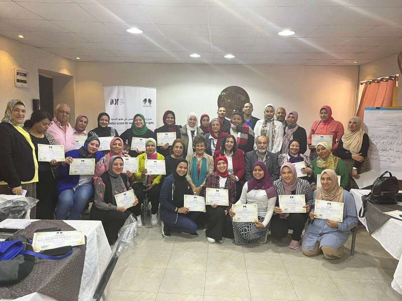النائبة ندى ثابت تحضر فعاليات أنشطة مشروع تمكين المرأة من الحصول على حقوقها الإنسانية