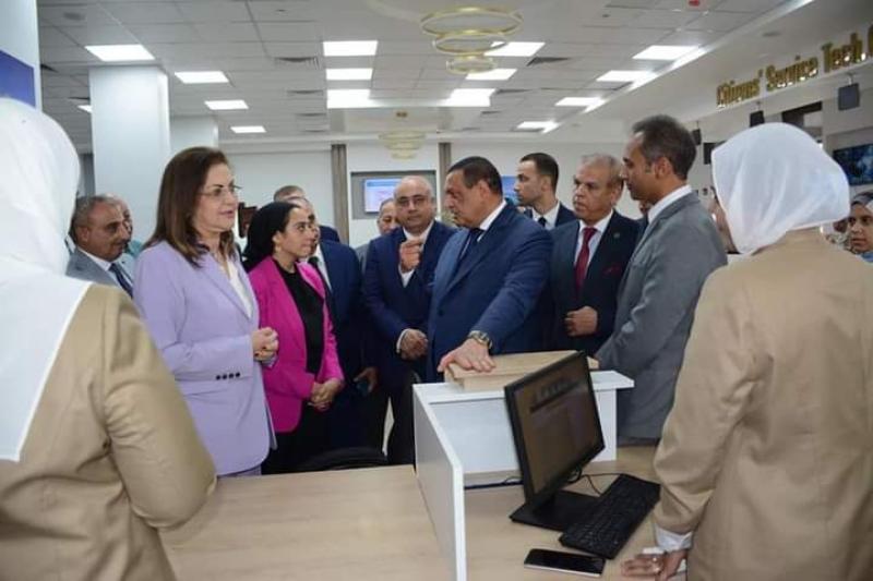 وزراء التنمية المحلية والتخطيط والعدل ومحافظ جنوب سيناء يفتتحون المبنى الجديد لمجلس مدينة شرم الشيخ ومركز خدمات مصر والمركز التكنولوجي لخدمة المواطنين