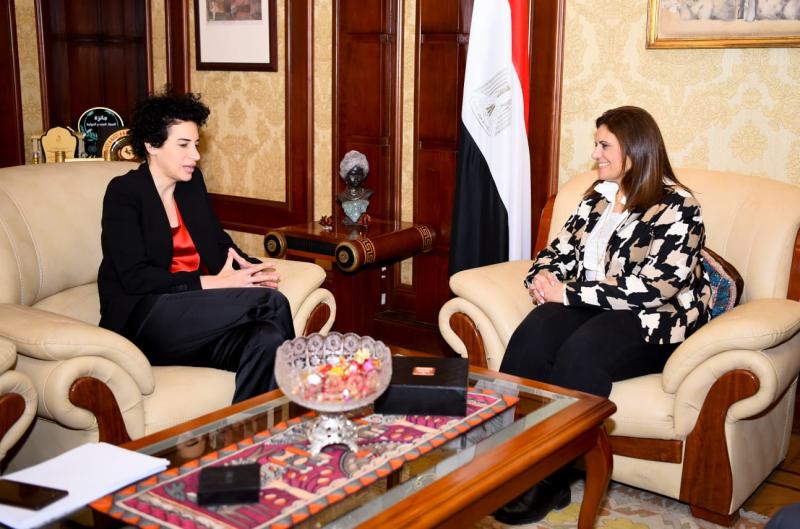 وزيرة الهجرة  تستقبل سفيرة قبرص لتعزيز التعاون السياحى