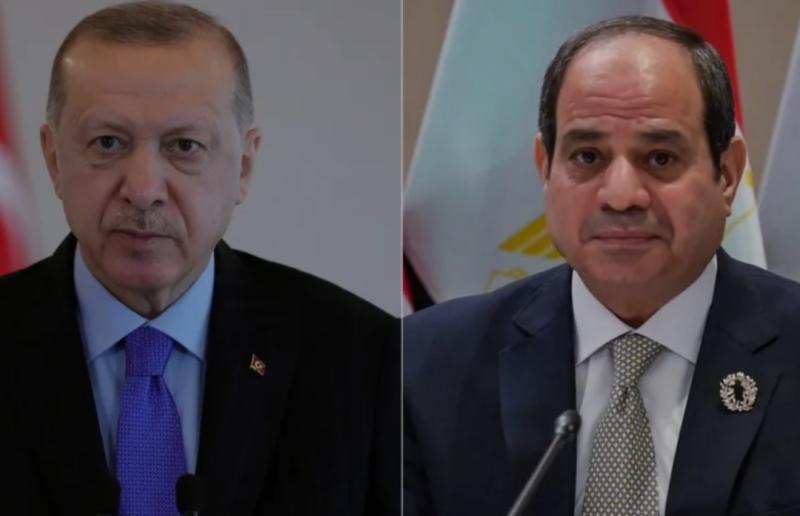 الرئيس السيسي وأردوغان يؤكدان تدعيم أواصر العلاقات والتعاون بين الجانبين