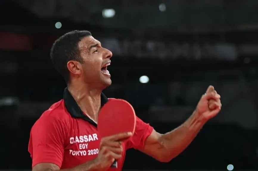 عمر عصر يتأهل للدور الثاني ببطولة العالم لتنس الطاولة بمنافسات الفردي