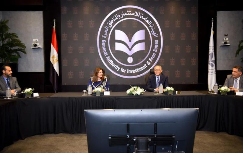 وزيرة الهجرة ورئيس هيئة  للاستثمار  يبحثان إنشاء شركة المصريين بالخارج