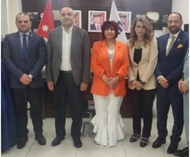 رئيس هيئة تنشيط السياحة الأردنية يلتقى وفد اتحاد المستثمرات العرب