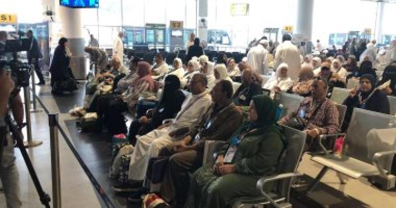 الحجاج في مطار القاهرة الدولي