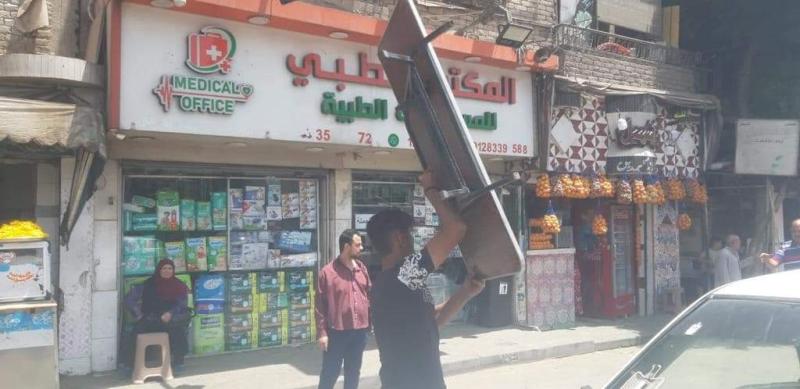 رفع 529 حالة إشغال في حملات بأحياء في الإسكندرية