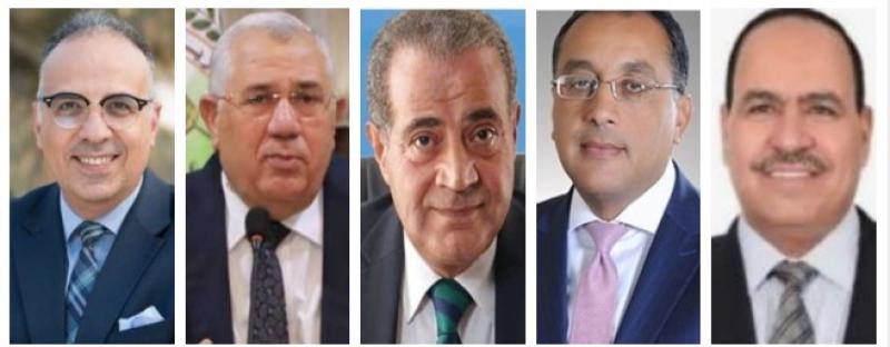 النائب أحمد قورة ومدبولى و3 وزراء