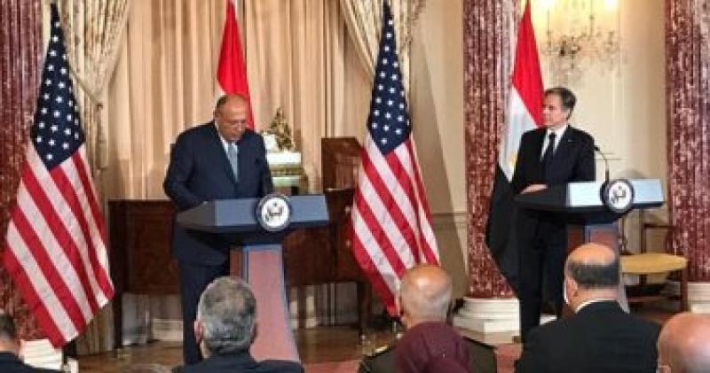 شكري وبلينكن يُؤكدان مواصلة العمل المشترك لتعزيز العلاقة الإستراتيجية بين مصر وأمريكا