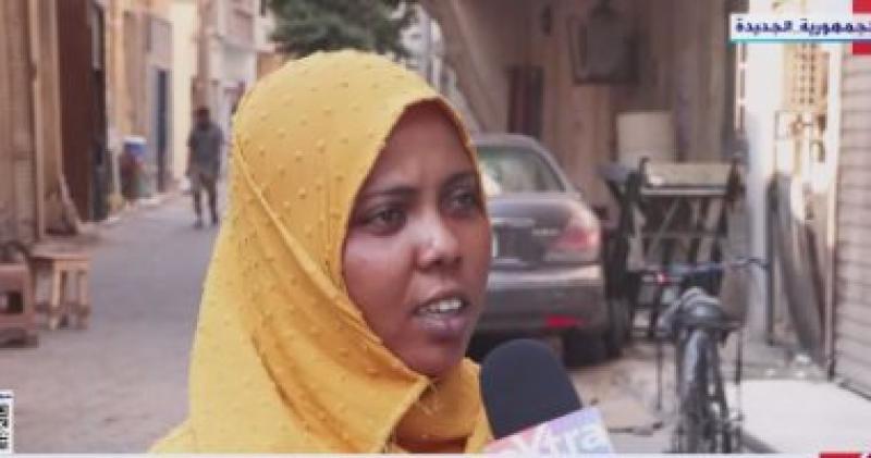 مواطنة سودانية تعيش فى مصر