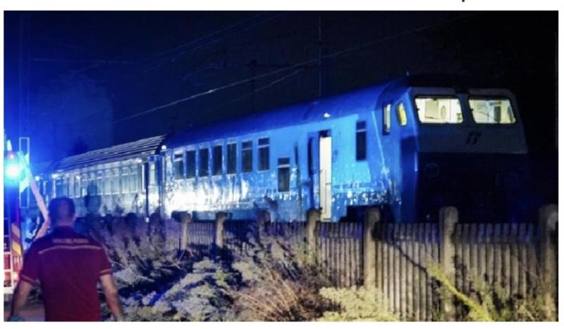 قطار يدهس ٥ أشخاص في ايطاليا 