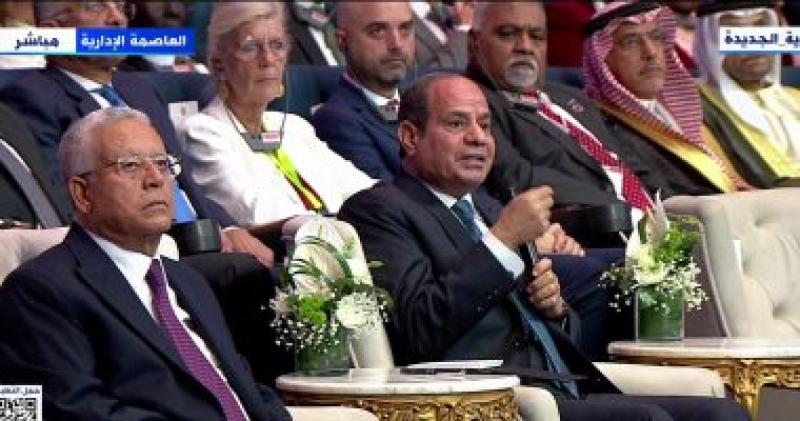 الرئيس عبد الفتاح السيسى خلال المؤتمر