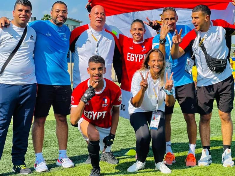 مصر تصعد لنصف نهائى كرة الساق الواحده بالألعاب الأفريقية البارالمبية