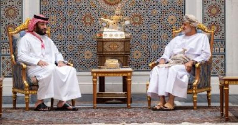 سلطان عمان وولي العهد السعودي