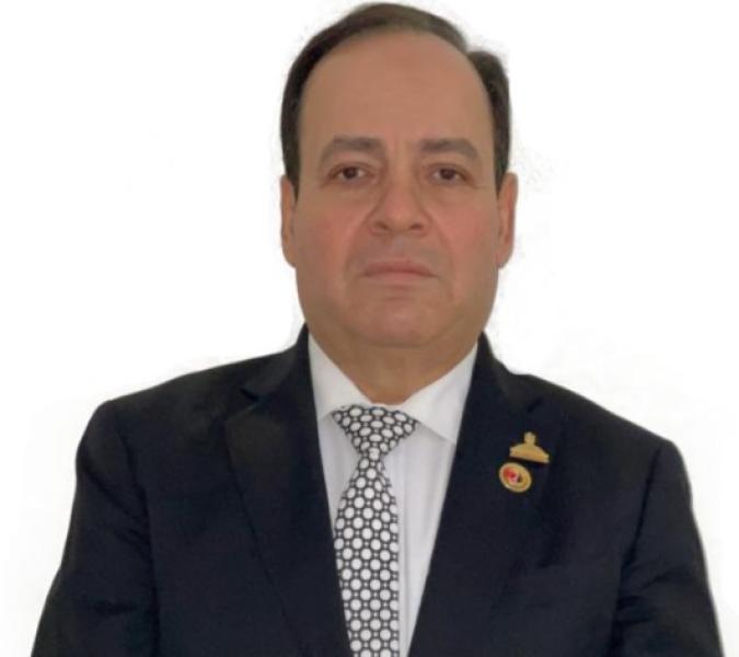النائب أشرف ابو النصر  يهنئ الرئيس السيسى بعيد الشرطة