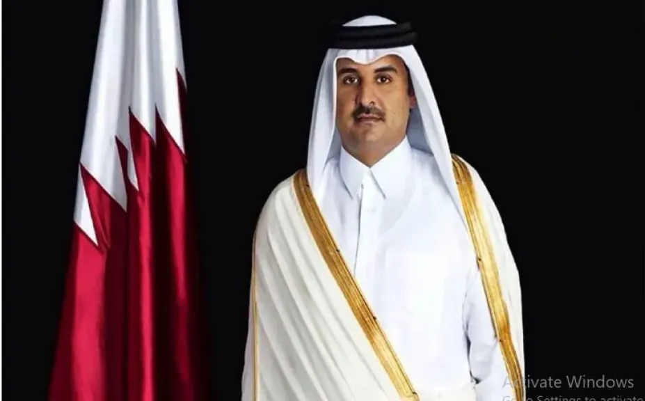أمير قطر والرئيس السورى يبحثان تعزيز التعاون المشترك