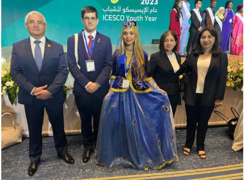 ملكة جمال أذربيجان تشارك في إطلاق ”عام الإيسيسكو للشباب”  وتعرض توصيات اللجنة الثقافية