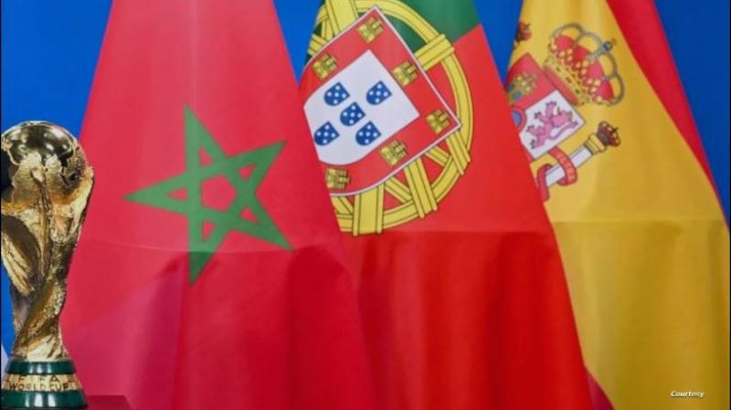 اعلام المغرب واسبانيا والبرتغال وكاس العالم 2030