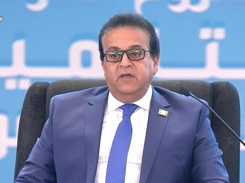 وزير الصحة: مصر تحتفل بحصولها على الشهادة الذهبية كأول دولة في العالم خالية من فيروس ”سي”