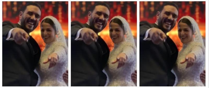 االكاتبة الصحفية فاطمة الدالى : تهنئ العروسان شريف وندى بالزفاف السعيد