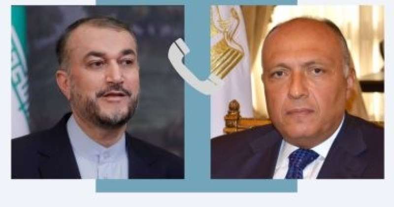شكرى يطلع وزير خارجية إيران على جهود مصر من أجل خفض التصعيد في غزة