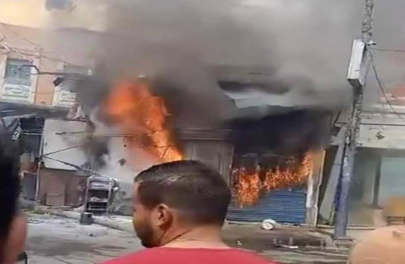 حريق داخل مبنى بمنطقة وسط البلد بالقاهرة.. والحماية المدنية تحاول إخماده