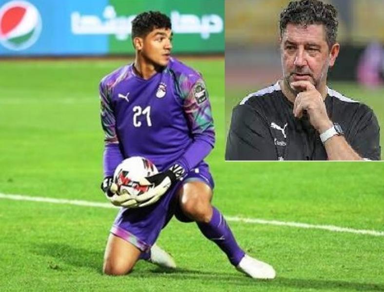 روي فيتوريا ومحمد صبحي حارس مرمى الزمالك ومنتخب مصر