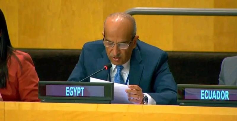 السفير أسامة عبد الخالق مندوب مصر الدائم لدى الأمم المتحدة في نيويورك