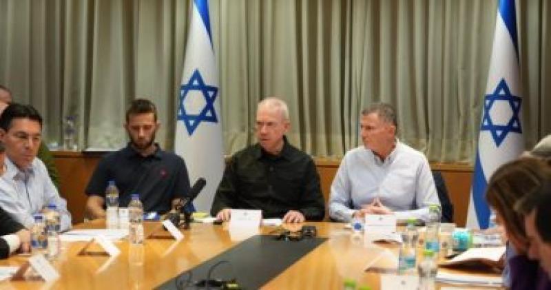 اجتماع وزير الدفاع الإسرائيلي