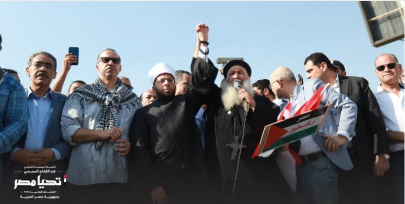 الحملة الرسمية للمرشح عبد الفتاح السيسي تعلن رفضها القصف الإسرائيلي على غزة