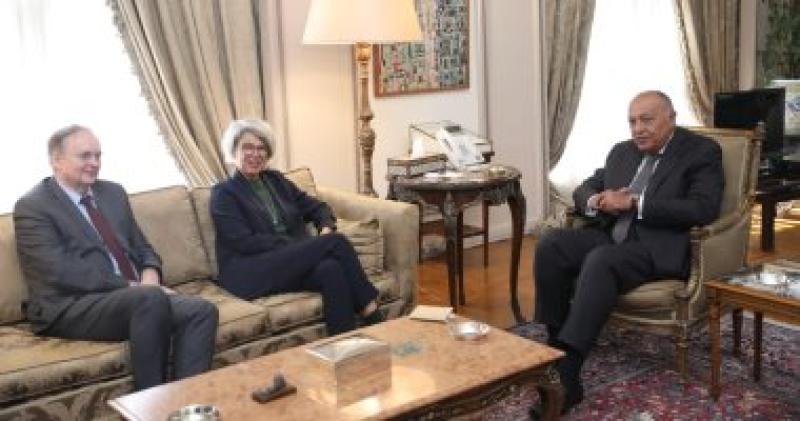 وزير الخارجية سامح شكري يستقبل مبعوثة الاتحاد الأوروبى للقرن الأفريقى