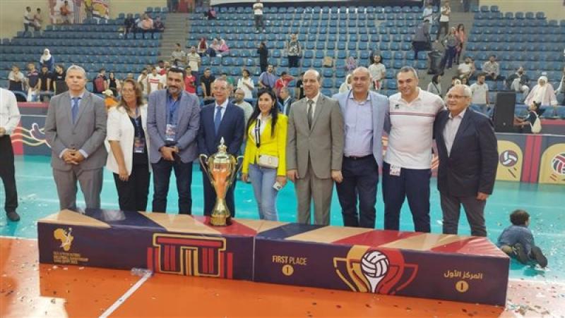 منتخب الطائرة الفائز  بلقب البطولة الافريقية