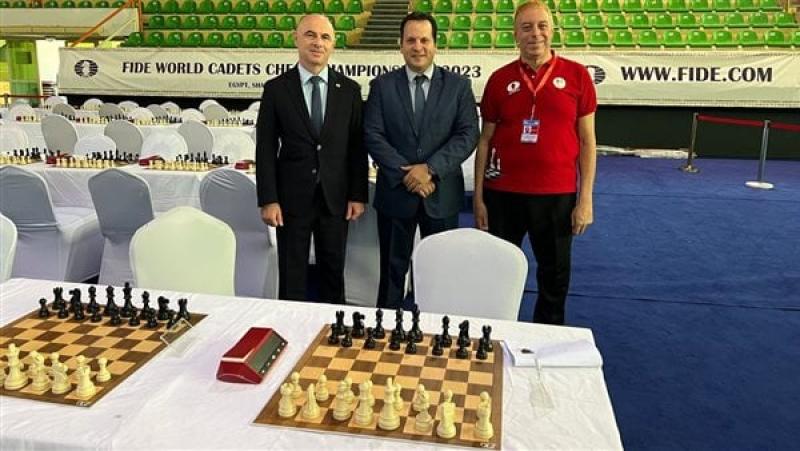 النائب د.رامي جلال، عضو مجلس الشيوخ في بطولة العالم للشطرنج للناشئين  بشرم الشيخ