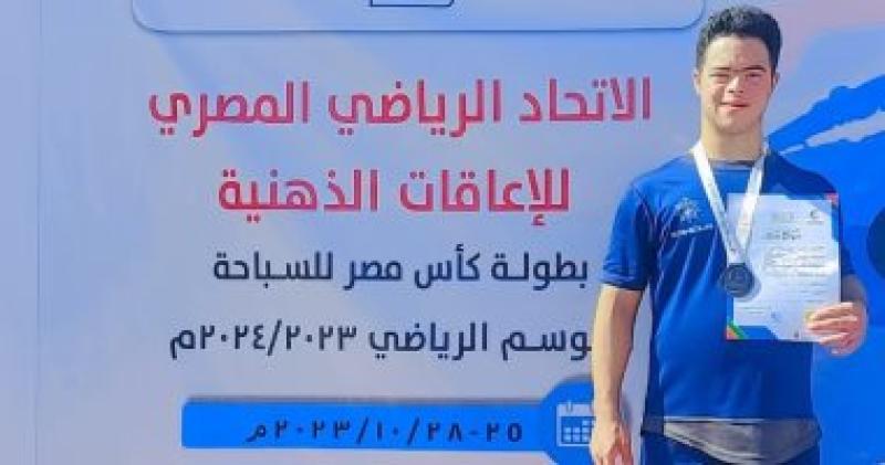 محمد الحسينى يحقق المركز الثالث بكأس مصر لسباقات السرعة