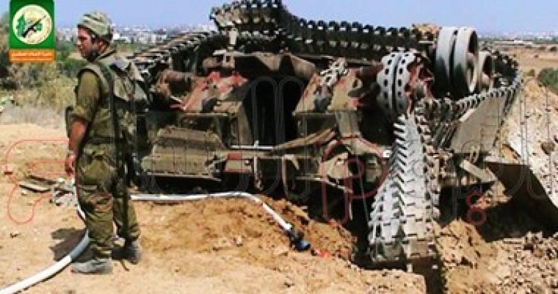 دمار دبابة إسرائيلية فى حروب سابقة
