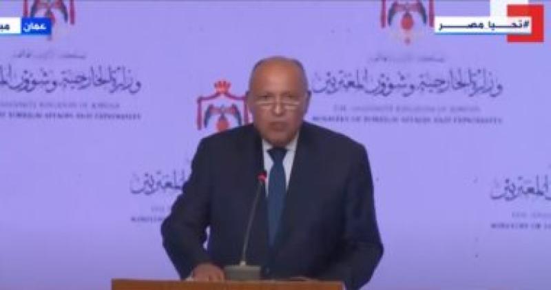 وزير الخارجية: مصر تبذل كل ما فى وسعها لضمان استقبال المساعدات وإدخالها لغزة