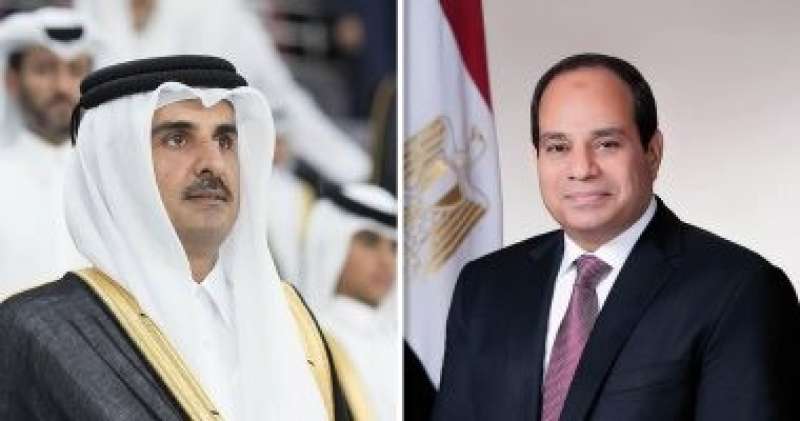 جلسة مباحثات للرئيس السيسى وأمير قطر.. وتوافق على التنسيق بكافة المستويات