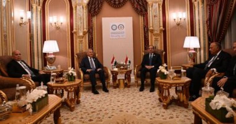 الرئيس العراقى: نقدر دور مصر الجوهرى فى جهود تسوية الأزمة الخطيرة فى غزة