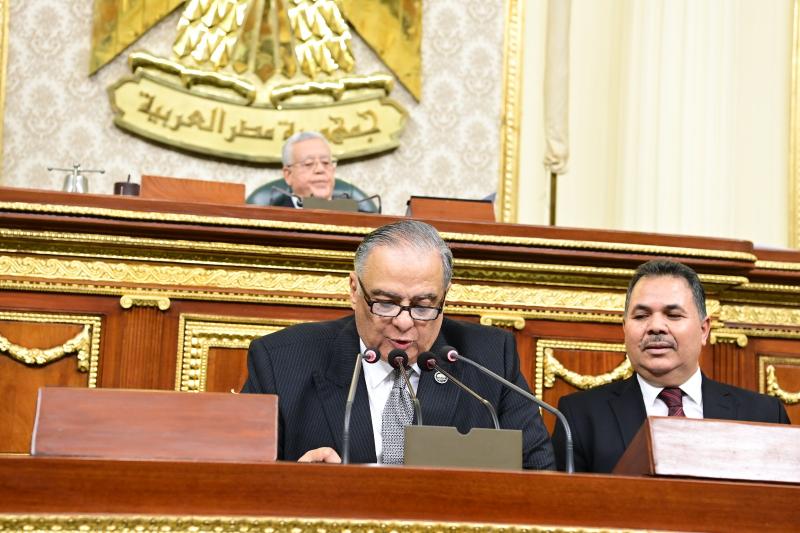 المستشار إبراهيم الهنيدي، رئيس لجنة الشئون الدستورية والتشريعية بمجلس النواب