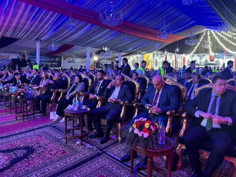 انطلاق مؤتمر ”مصر أكتوبر” الجماهيري دعما للمرشح الرئاسي عبد الفتاح السيسي في الشرقية