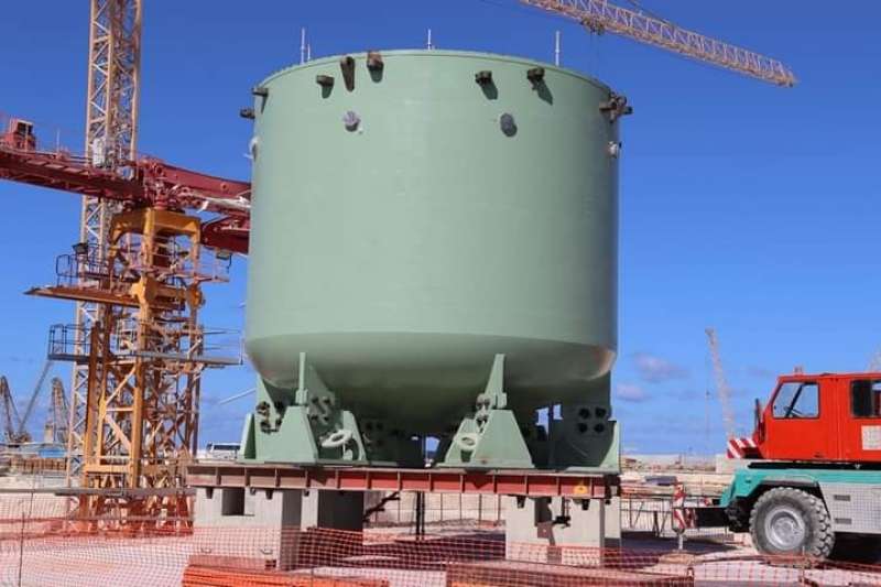 هيئة المحطات النووية تستعد لتوليد الكهرباء لتركيب مصيدة قلب المفاعل للوحدة النووية الثانية اليوم الأحد