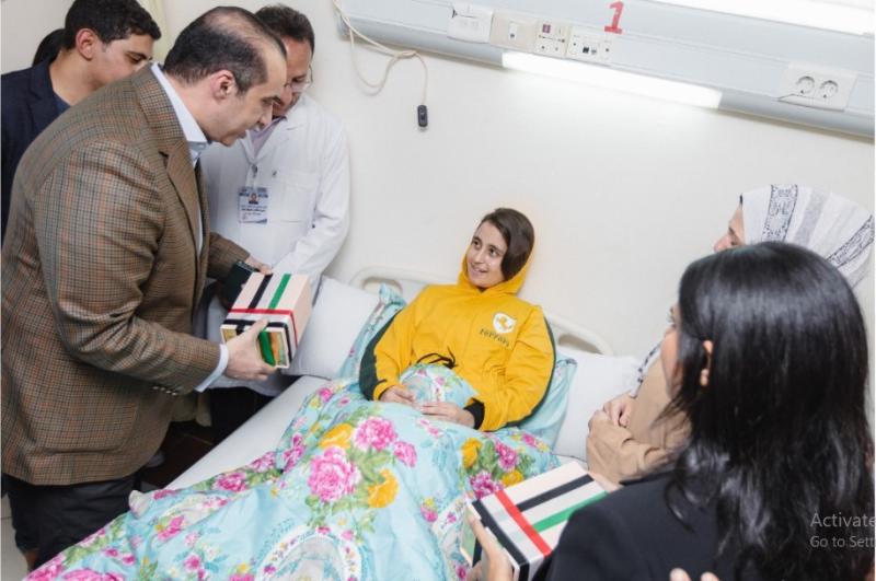 التنسيقية تشارك ضمن وفد يزور مصابي غزة بمستشفى العريش ( بالصور )