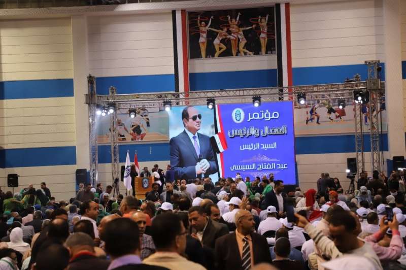 اتحاد العمال ينظم مؤتمرا حاشدا لدعم المرشح الرئاسي عبدالفتاح السيسي