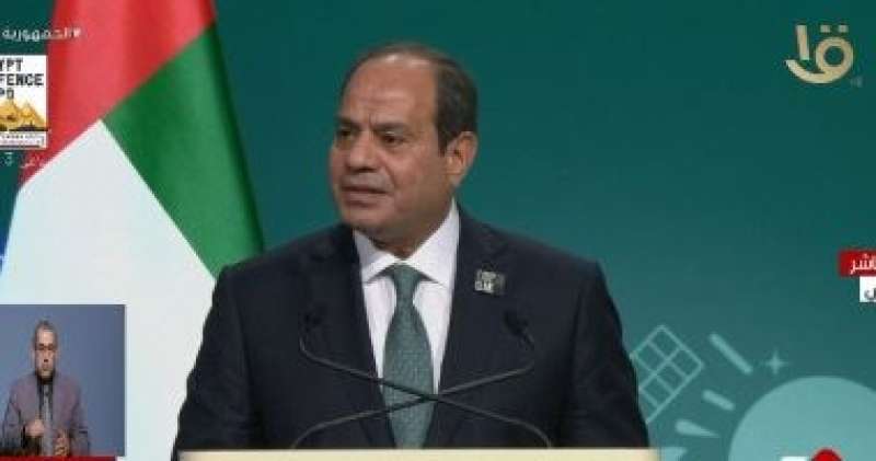 الرئيس السيسى: أنشأنا خلال قمة شرم الشيخ صندوق تمويل لمواجهة أضرار المناخ