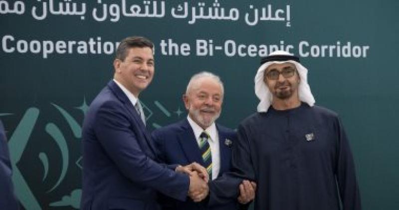 توقيع إعلان بين الإمارات والبرازيل وبارجواي والأرجنتين وتشيلي للتعاون بشأن ”ممر المحيطين”