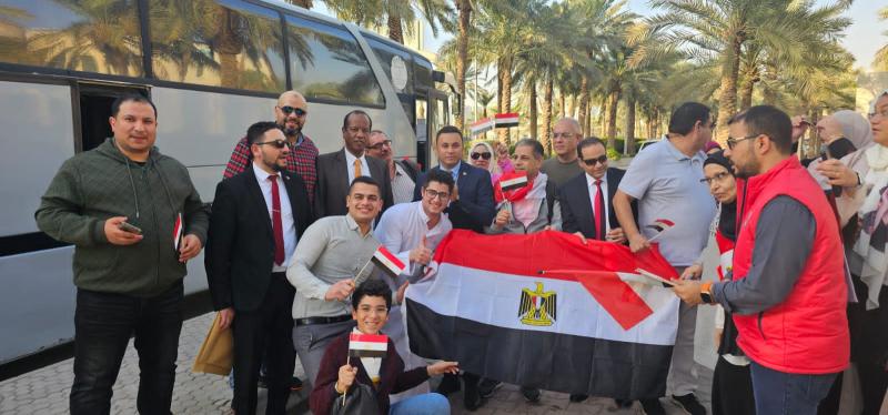 اقبال كبير من المصريين فى السعودية للمشاركة فى الانتخابات الرئاسية
