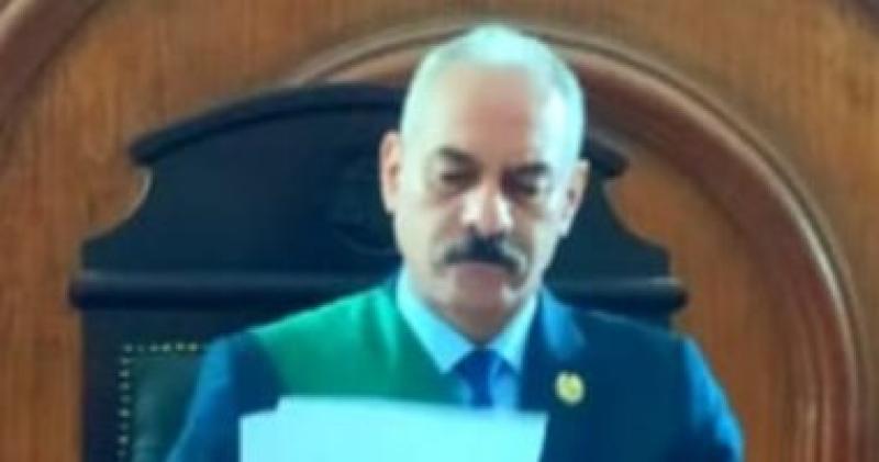 المستشار ياسر محمد عبده الوصيف رئيس المحكمة