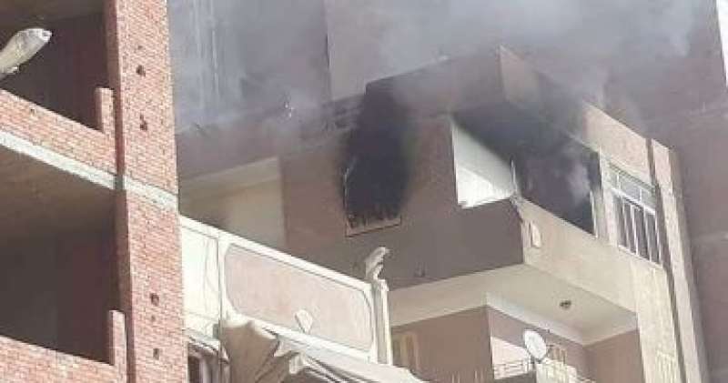 إخماد حريق داخل شقة سكنية فى الوراق دون إصابات
